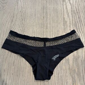 Black Lace Trim Cheeky Panties